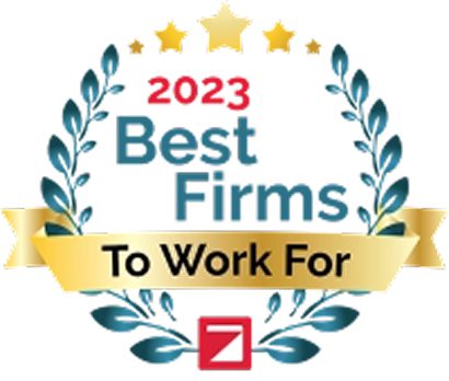2023 Best Firms To Work For award badge
