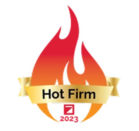 2023 Hot Firm award badge